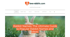 Desktop Screenshot of love-rabbits.com